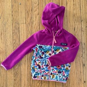 Lands' End hooded fleece 5T